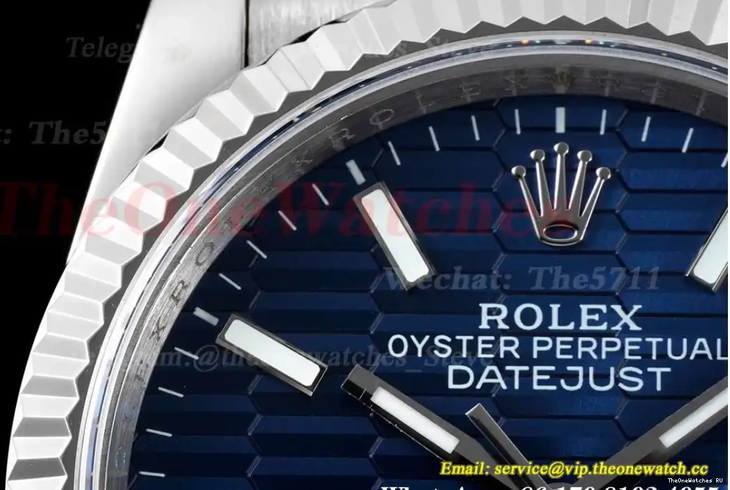JDF 126234 Dial SS Jubilee Blue SS VR3235 Datejust 36mm V2 0504